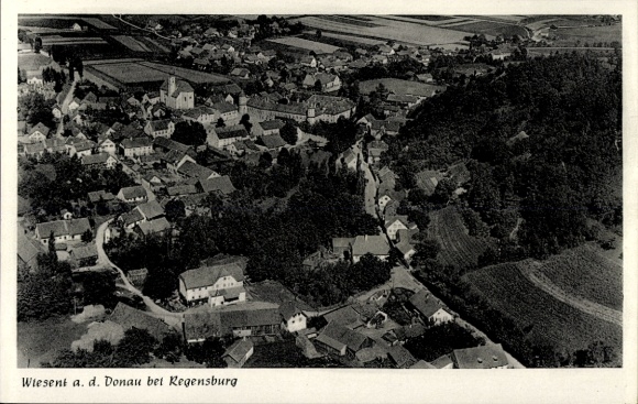 Ak Wiesent in der Oberpfalz, Fliegeraufnahme