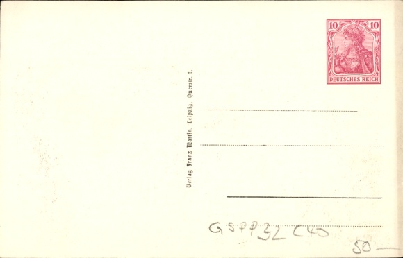Postwaardestuk Otto von Bismarck, 100e geboortedag 1815-1915, PP 32 C 40