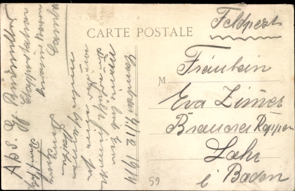 Postcard Le Cateau Cambresis North, The North Station