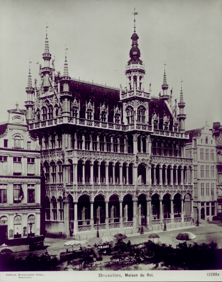 foto Brussel Brussel, Maison du Roi, rond 1900