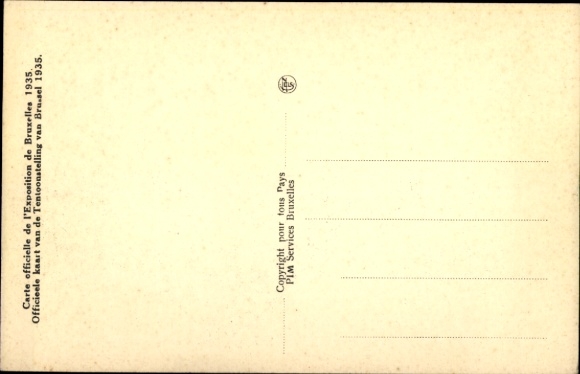 KP Bruxelles Bruksela, Paleis van de Scheiwissene Nijverheid, Wystawa Światowa 1935