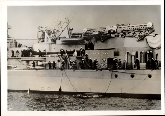 Photo H. Hoffmann, The British battleship Royal Oak, October 1939