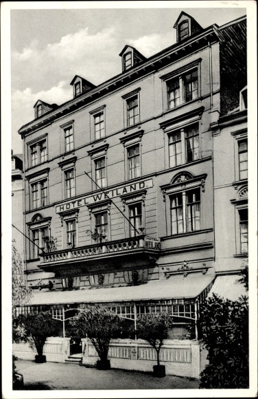KP Oberlahnstein Lahnstein w dzielnicy Rhein Lahn, hotel Weiland, widok z przodu