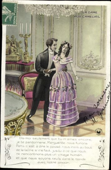 6 starych serii KP „La Dame Aux Camélias”