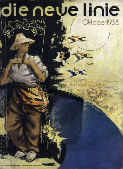 bauhaus the new line. October 1938 cover Friedrich Stabenau