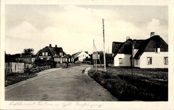 Ak Keitum op Sylt, dorpsingang