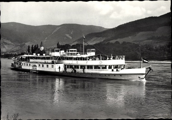 Ak Motorschiff Stadt Wien, Erste Donau Dampfschifffahrts Gesellschaft