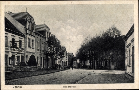 Postcard Kloster Lehnin in der Mark, main street