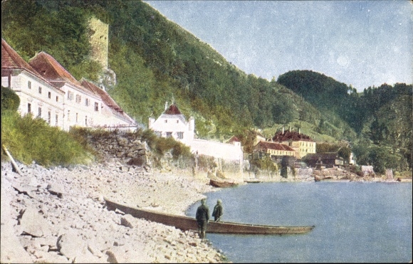 PC Sarmingstein St Nikola on the Danube Upper Austria, riverside