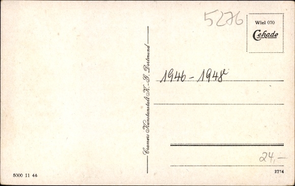 Postcard Wiehl in the Oberberg district, lot at the Wiehl, settlement