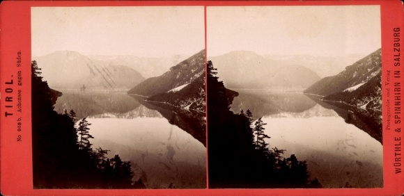 Stereo Photo Achensee in Tyrol, Panorama