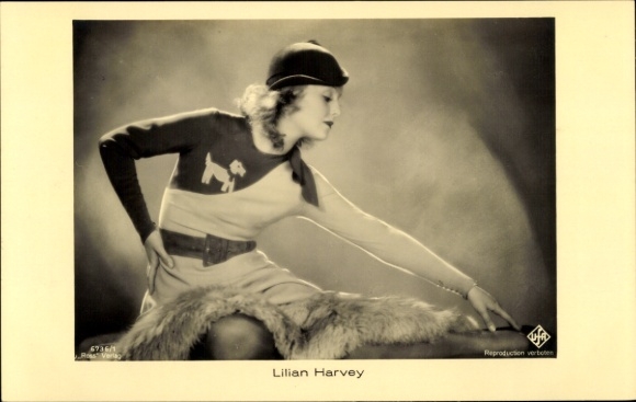 Ak Schauspielerin Lilian Harvey, Ross Verlag 6736 1