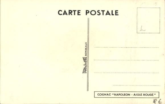 Artist Postcard Advertising, Cognac, Leopold Brugerolle