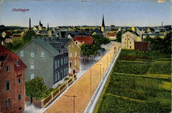 KP Hattingen an der Ruhr, widok na ulicę
