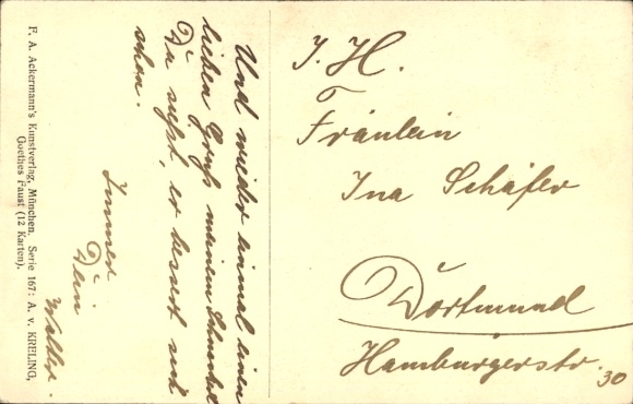 Kunstenaar Ak Kreling, A., Goethe's Faust, Gretchen's Redemption