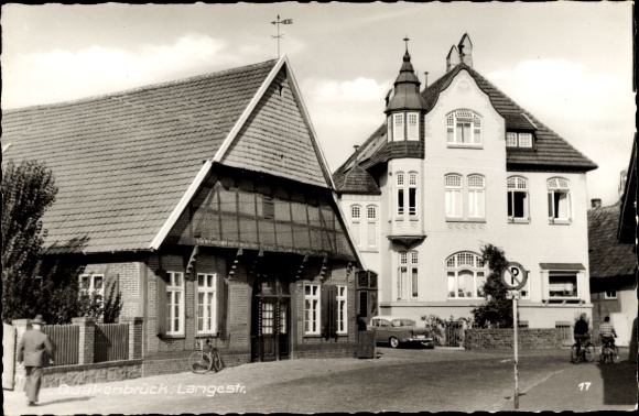 Ak Quakenbrück in Niedersachsen, Lange Straße