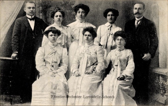 Ak Künstler-Orchester Larondelle-Schorch