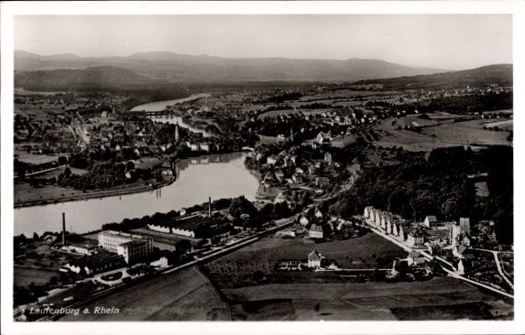 Ak Laufenburg am Hochrhein, Fliegeraufnahme
