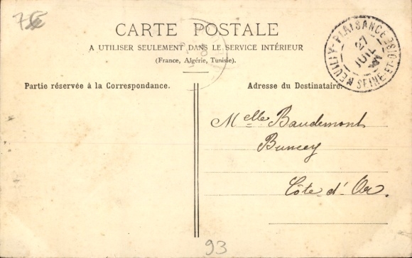 Postcard Neuilly Plaisance Seine Saint Denis, Rue de la Station