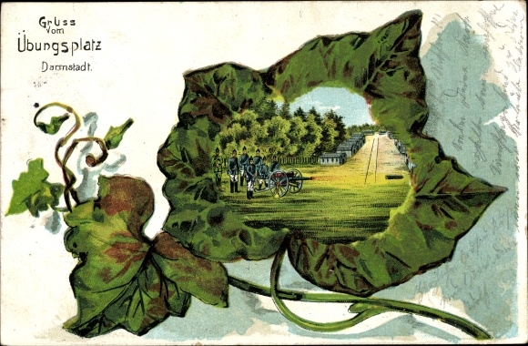 Litho Darmstadt in Hessen, Truppenübungsplatz