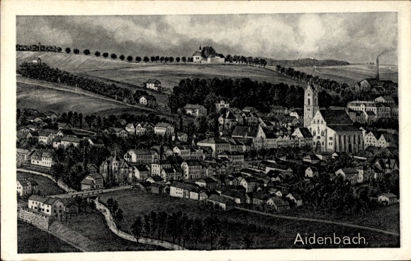 Ak Aidenbach in Bayern, Gesamtansicht
