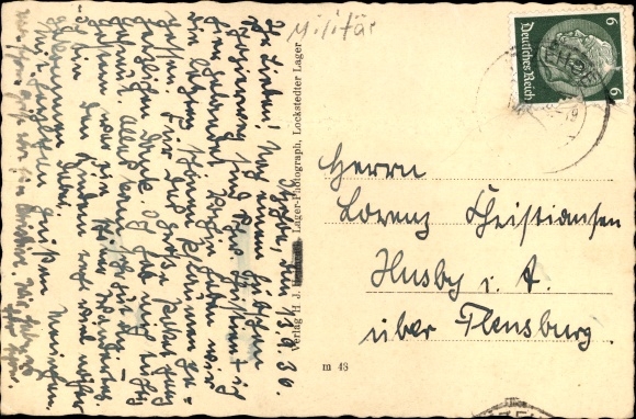 Ansichtkaart Lockstedt in Holstein, Lockstedter kamp, laan