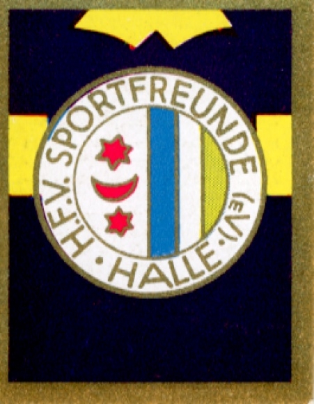 Collector's picture sports crest, football, Central Germany, Sportfreunde Halle, picture no. 5