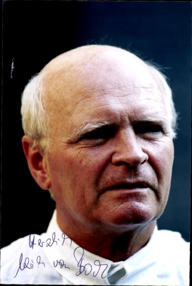 Postcard actor Ulrich von Bock, portrait, autograph