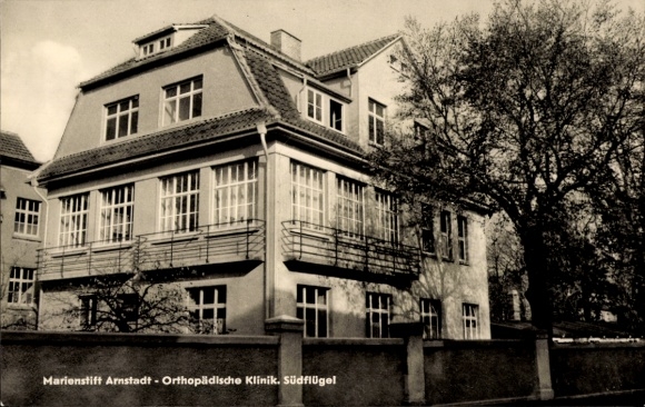 Ak Arnstadt in Thüringen, Marienstift  Orthopädische Klinik, Südflügel