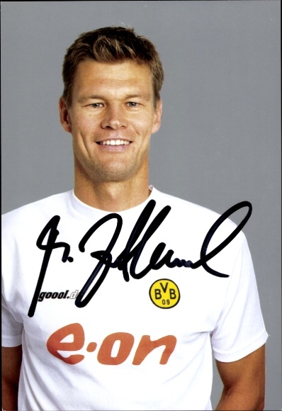 Autograph card rehab coach Markus Zetlmeisl, BVB 09 Borussia Dortmund, autograph