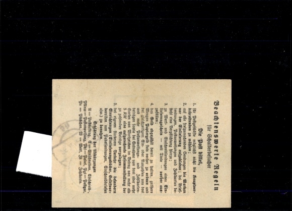 Michel 787 on delivery note St "Graz" 24.11.1942