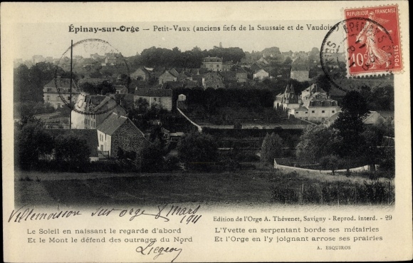 Ak Epinay sur Orge Essonne, Petit Vaux