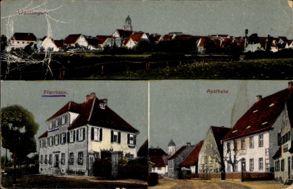 KP Weiltingen w środkowej Frankonii Bawaria, Panorama, Probostwo, Apteka