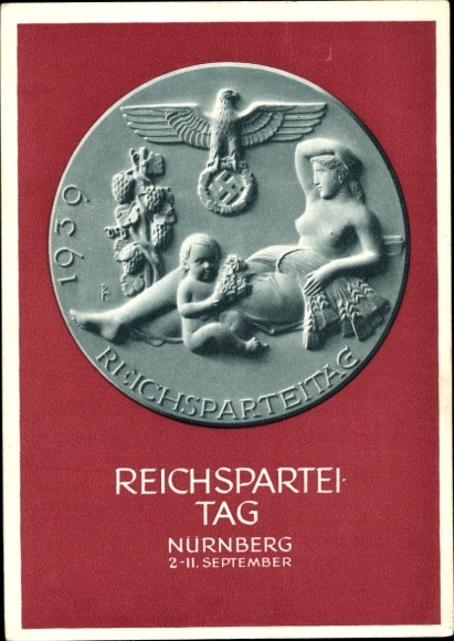 Ganzsachen Ak Nürnberg, Reichsparteitag 1939, Reichsparteitag des Friedens