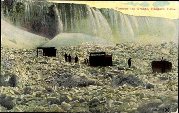 10 vintage ansichtkaarten Niagarawatervallen, verschillende uitzichten