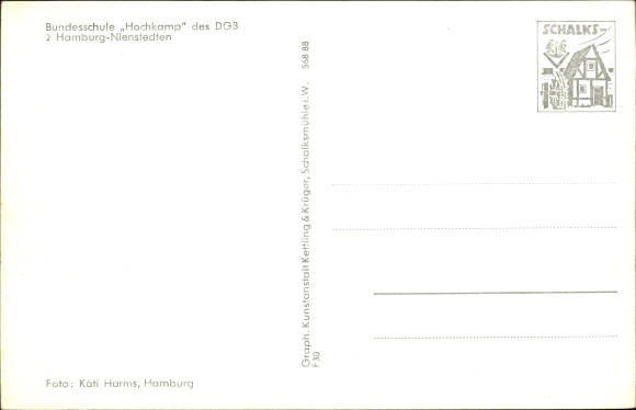 PC Hamburg Altona Nienstedten, Federal School Hochkamp of the DGB
