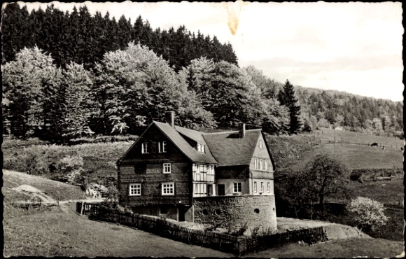 Postcard Schwalefeld Willingen Upland Waldeck, Mother's Convalescent Home Lommerke