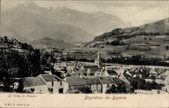 Ak Bagnères de Bigorre Hautes Pyrénées, Campan-Tal