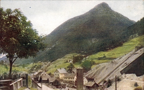 Postcard Bleiberg Kreuth Carinthia, general view