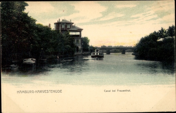 PC Hamburg Eimsbüttel Harvestehude, canal near Frauenthal