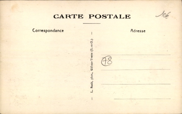 Postcard Rochefort en Yvelines, Entree du Pays, avenue
