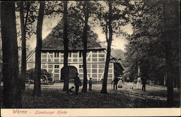 Postcard Wörme Handeloh Lower Saxony, Lüneburg Heath