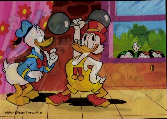3D Ak Disney, Donald Duck, Uncle Scrooge, monetary champion