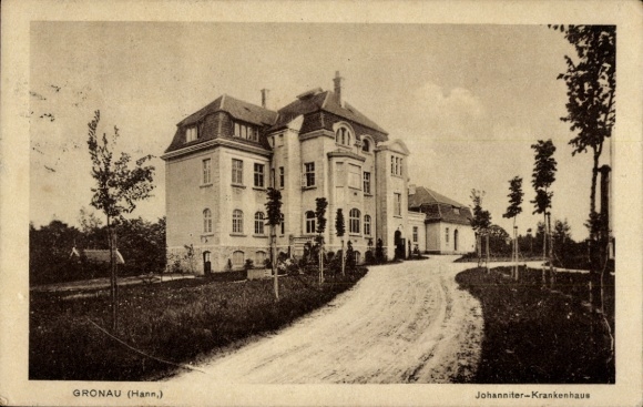 Postcard Gronau an der Leine Lower Saxony, Johanniter Hospital