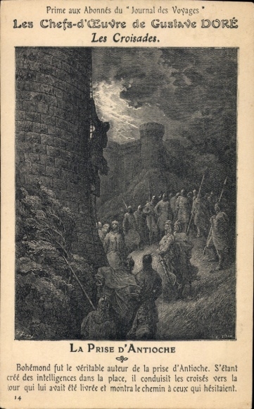 Artist Postcard The Masterpieces of Gustave Dore, The Crusades, The Conquest of Antioch