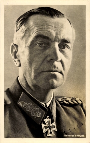Ak Generalfeldmarschall Friedrich Paulus, Portrait, Deutsche Wehrmacht, Stalingrad 6. Armee