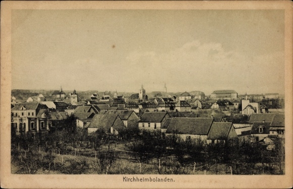 Ak Kirchheimbolanden in Rheinland Pfalz, Panoramablick auf die Stadt