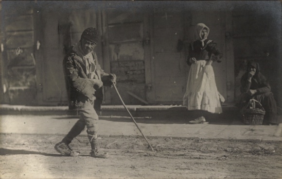 foto Ak Sfântu Gheorghe Sepsiszentgyörgy Saint George Roemenië, dorpelingen