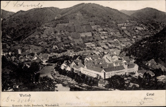 PC Wolfach im Schwarzwald, total view of the village