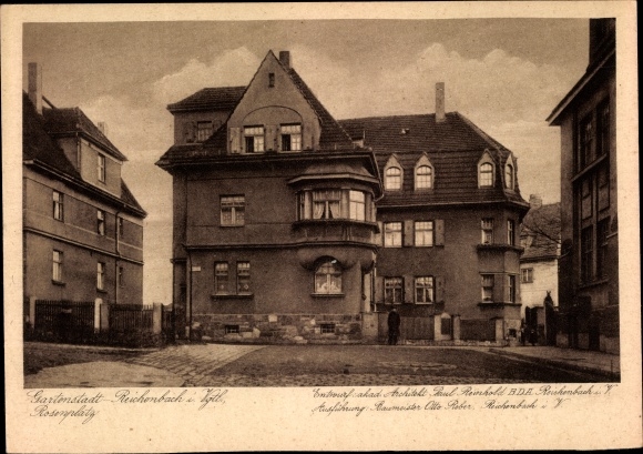 PC Reichenbach im Vogtland, lot at Rosenplatz, Paul Reinhold, Otto Weber